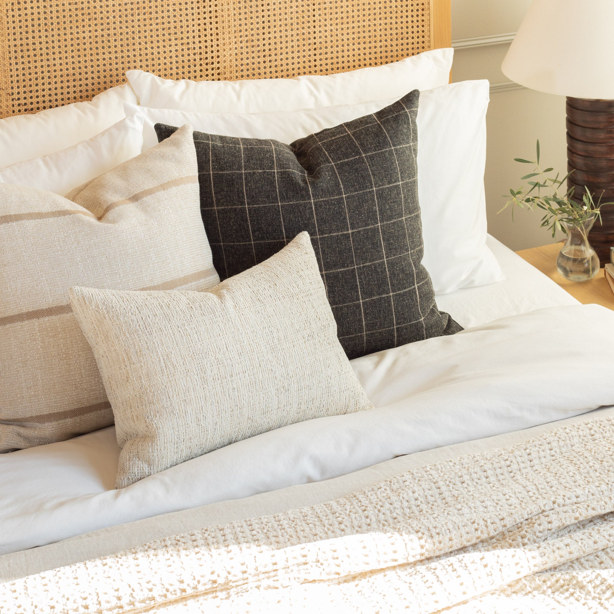 Queen size lumbar pillow sale