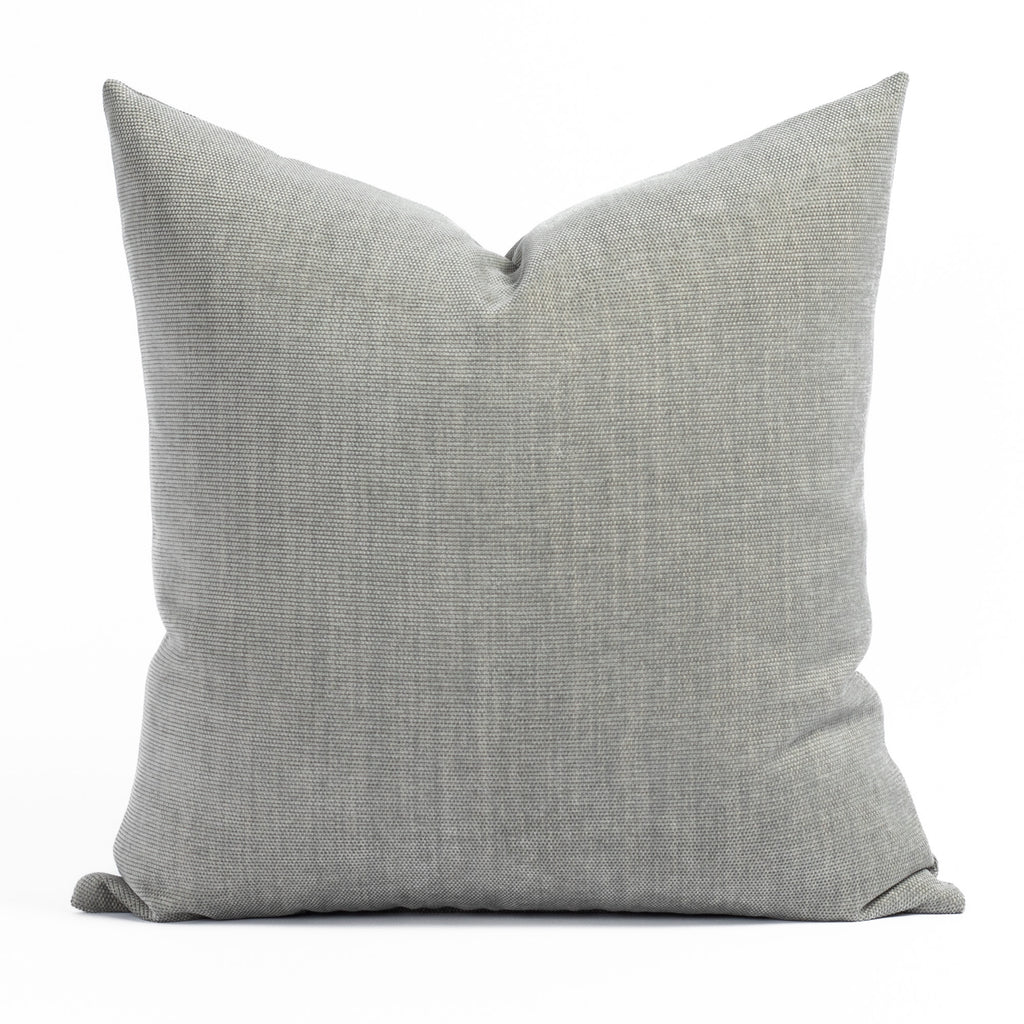 Remy Silver Lake 22x22 Pillow, a soft light grey pillow from Tonic Living