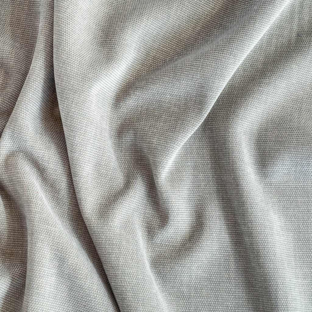 a light gray, soft performance home decor fabric