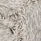 Silvero Pepper throw blanket, a cream and black chunky marled weave cotton blanket : view 4