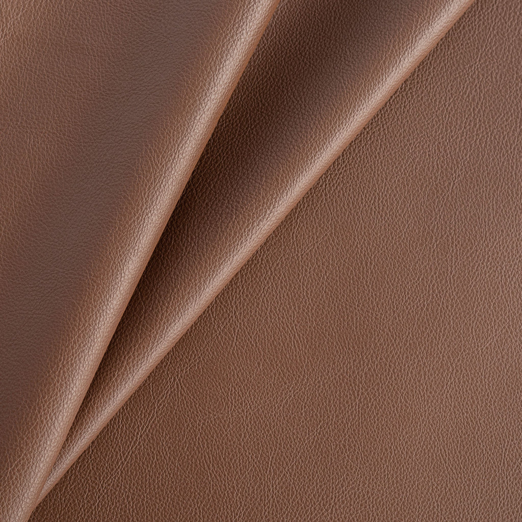 a deep brown vinyl faux leather performance upholstery fabric : view 4