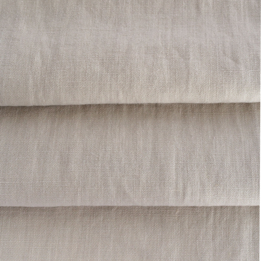 soft washed linen fabric in muted beige colour