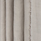 taupe beige linen curtain fabric