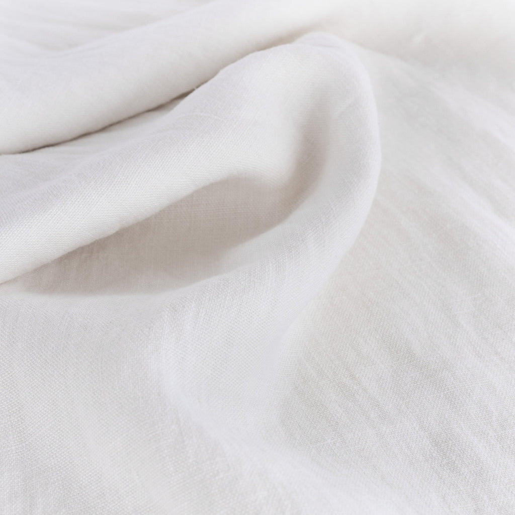 Sorrento white linen drapery fabric from Tonic Living