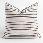 Spar Stripe Pillow, a cream and black horizontal stripe pillow from Tonic Living