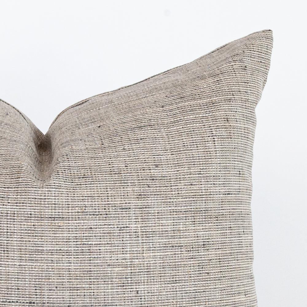 Stanhope Ash, a gray neutral backer pillow from Tonic Living