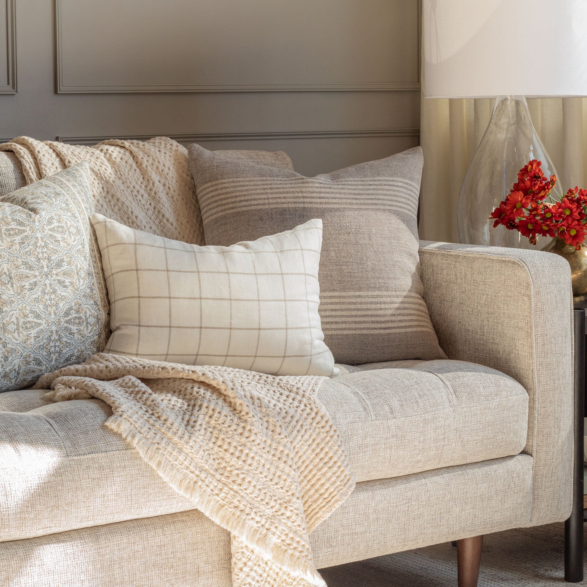 Baker 14x20 Lumbar Pillow Burlap Tonic Living