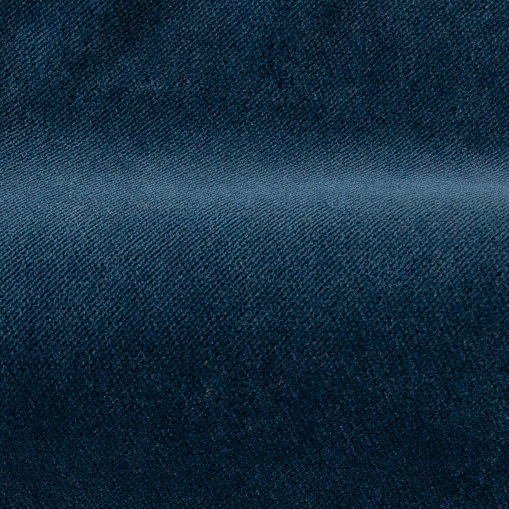 Valentina Velvet, Ink dark navy blue indigo fabric