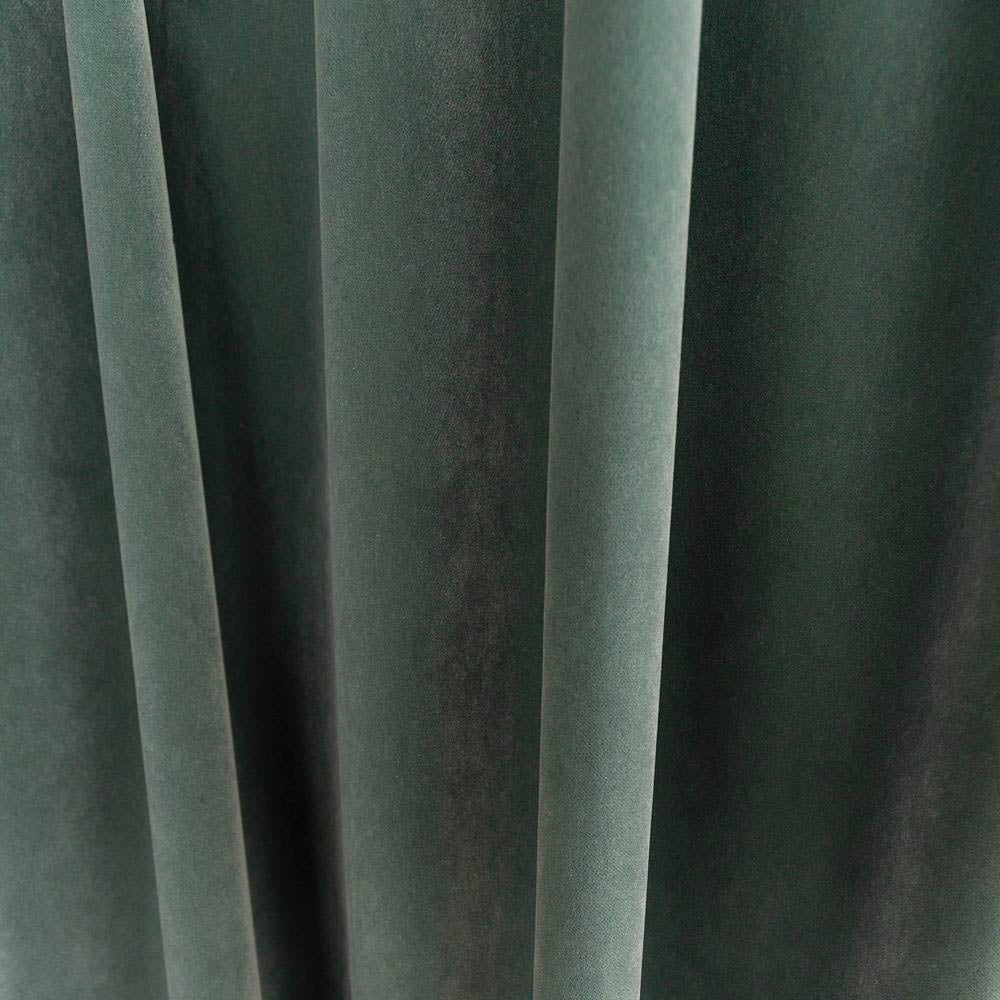  Valentina Velvet, Jade sage grey green fabric with blue undertones