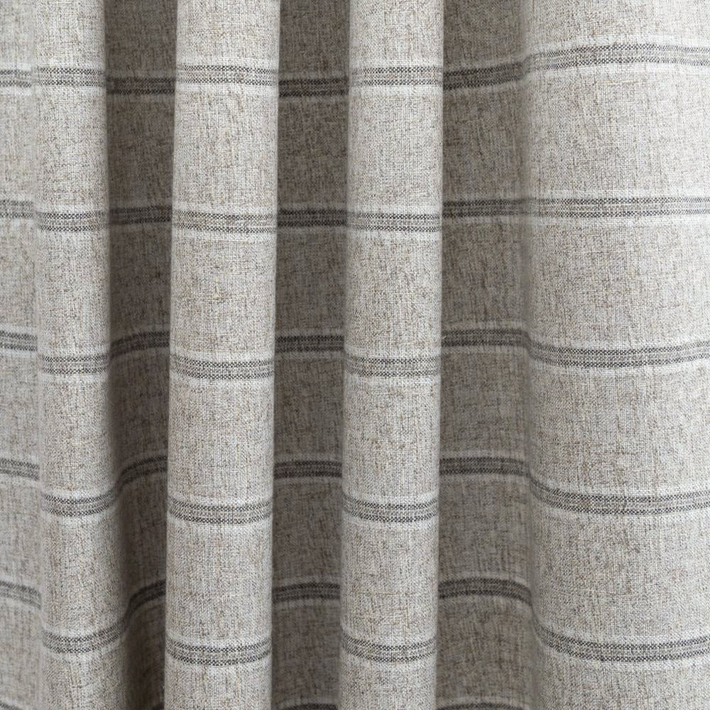 Yarmouth Stripe Fabric, Zinc